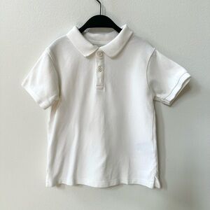 Zara Kids Basic Polo Shirt Sz 2yrs White Toddler Baby Boys
